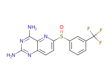 Pyrido[3,2-d]pyrimidine-2,4-diamine,
6-[[3-(trifluoromethyl)phenyl]sulfinyl]-
