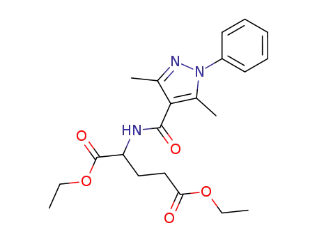 L-Glutamic acid, N-[(3,5-dimethyl-1-phenyl-1H-pyrazol-4-yl)carbonyl]-,
diethyl ester