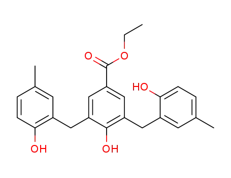 4-(ethoxycarbonyl)-2,6-bis(2-hydroxy-5-methyl-α-tolyl)phenol