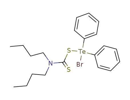 Molecular Structure of 138144-75-9 (C<sub>21</sub>H<sub>28</sub>BrNS<sub>2</sub>Te)