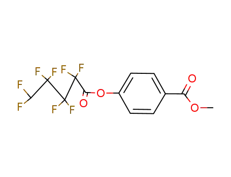 methyl p-(d-hydroperfluorovaleryloxy)benzoate