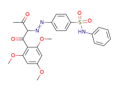 Benzenesulfonamide,
4-[[2-oxo-1-(2,4,6-trimethoxybenzoyl)propyl]azo]-N-phenyl-