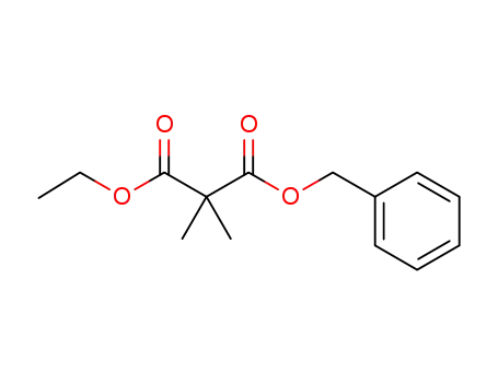 Molecular Structure of 1347024-62-7 (1-benzyl 3-ethyl 2,2-dimethylmalonate)