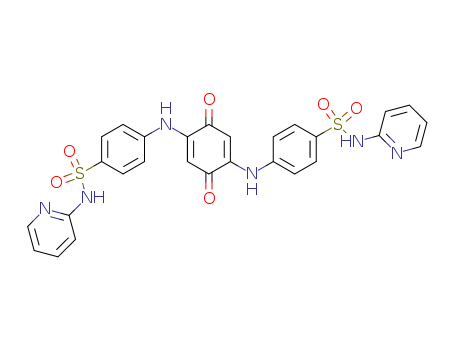 4-[[3,6-dioxo-4-[[4-(pyridin-2-ylsulfamoyl)phenyl]amino]-1-cyclohexa-1,4-dienyl]amino]-N-pyridin-2-yl-benzenesulfonamide cas  6288-47-7
