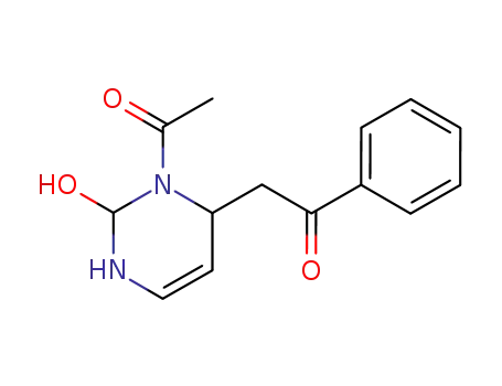 3-acetyl-2-hydroxy-4-phenacyl-1,2,3,4-tetrahydropyrimidine