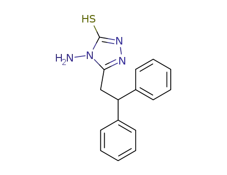 3H-1,2,4-Triazole-3-thione, 4-amino-5-(2,2-diphenylethyl)-2,4-dihydro-