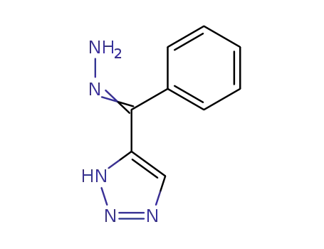 Molecular Structure of 118526-72-0 ([1-Phenyl-1-(3H-[1,2,3]triazol-4-yl)-meth-(Z)-ylidene]-hydrazine)
