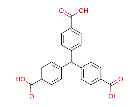 Molecular Structure of 113402-33-8 (Benzoic acid, 4,4',4''-methylidynetris-)