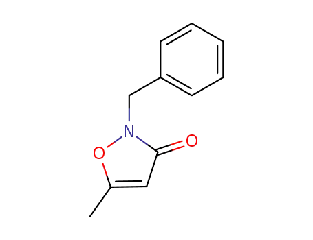 Molecular Structure of 73028-21-4 (3(2H)-Isoxazolone, 5-methyl-2-(phenylmethyl)-)