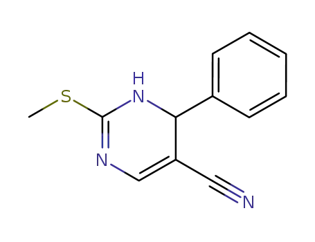 2-(Methylsulfanyl)-4-phenyl-1,4-dihydropyrimidine-5-carbonitrile