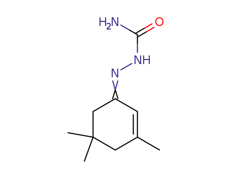 Molecular Structure of 6293-60-3 (3,5,5-Trimethyl-2-cyclohexen-1-one semicarbazone)
