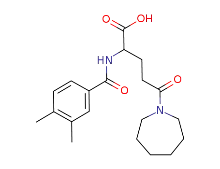 5-Azepan-1-yl-2-(3,4-dimethyl-benzoylamino)-5-oxo-pentanoic acid