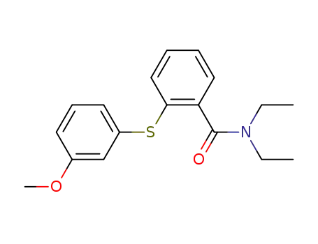 Benzamide, N,N-diethyl-2-[(3-methoxyphenyl)thio]-