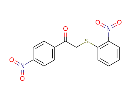 Ethanone, 1-(4-nitrophenyl)-2-[(2-nitrophenyl)thio]-