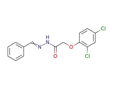 2-(2,4-dichlorophenoxy)-N'-[(E)-phenylmethylidene]acetohydrazide