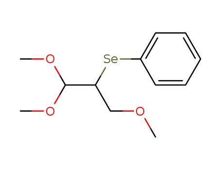 (2,2-Dimethoxy-1-methoxymethyl-ethylselanyl)-benzene