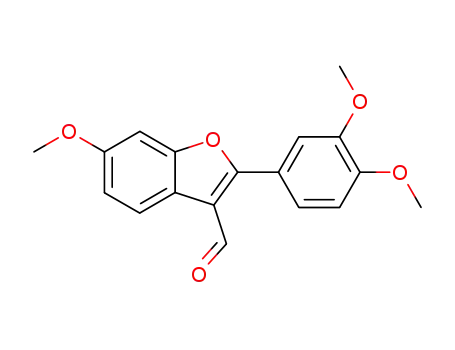 2-(3,4-dimethoxyphenyl)-6-methoxybenzofuran-3-aldehyde