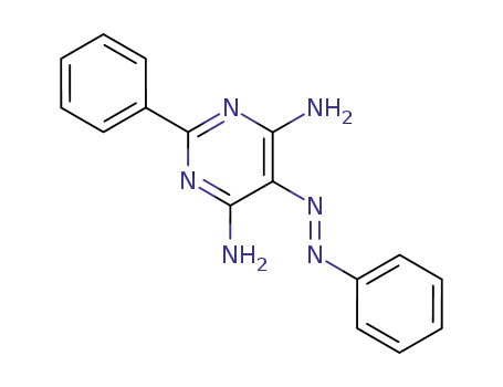 4,6-Pyrimidinediamine, 2-phenyl-5-(phenylazo)-