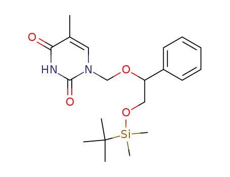 1-<<1'-phenyl-2'-(t-butyldimethylsilyloxy)ethoxy>methyl>thymine
