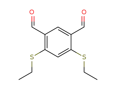 1,3-Benzenedicarboxaldehyde, 4,6-bis(ethylthio)-