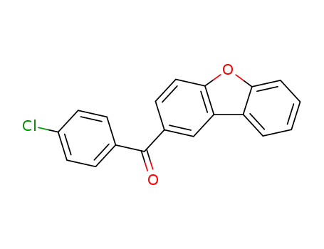 Molecular Structure of 50468-61-6 ((4-chlorophenyl)(dibenzo[b,d]furan-2-yl)methanone)