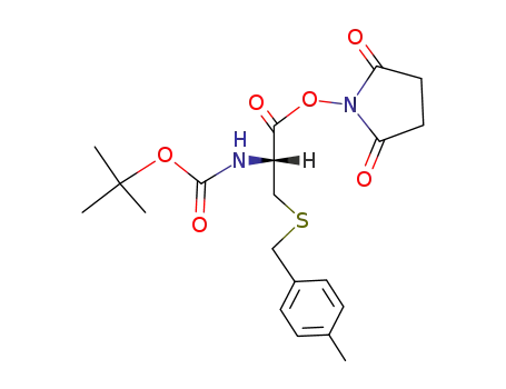 Molecular Structure of 140842-91-7 (BOC-CYS(MBZL)-OSU)