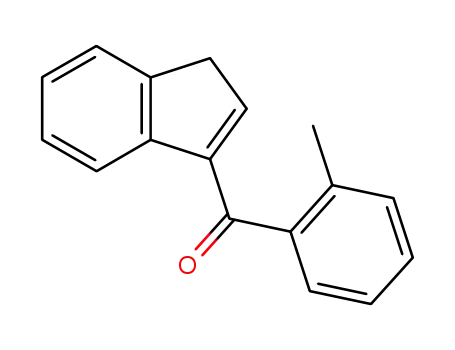 Molecular Structure of 109662-45-5 (Methanone, 1H-inden-3-yl(2-methylphenyl)-)