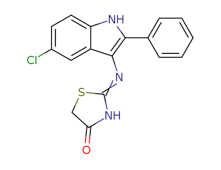 2-[(5-chloro-2-phenyl-1H-indol-3-yl)amino]-1,3-thiazol-4(5H)-one