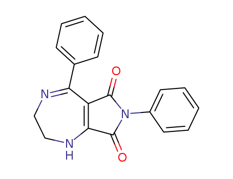2,3-dihydro-5,7-diphenyl-pyrrolo<3,4-e><1,4>-diazepine-6,8-(1H,7H)-dione