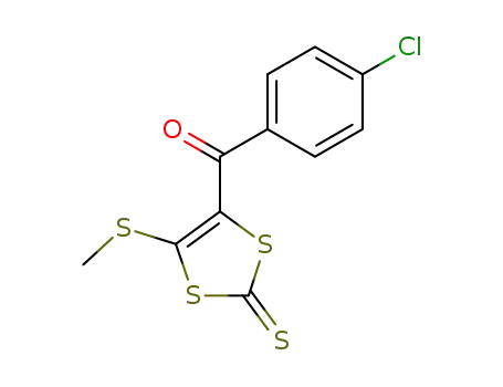 5-(4-chloro-benzoyl)-4-methylthio-1,3-dithiole-2-thione