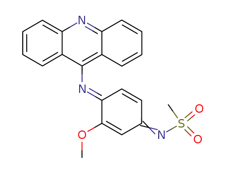 N(1')-(methylsulfonyl)-N(4')-(9-acridynyl)-3'-methoxy-2',5'-cyclohexadiene-1',4'-diimine