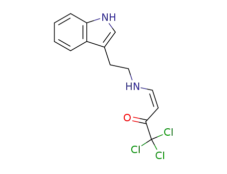 3-Buten-2-one, 1,1,1-trichloro-4-[[2-(1H-indol-3-yl)ethyl]amino]-, (Z)-
