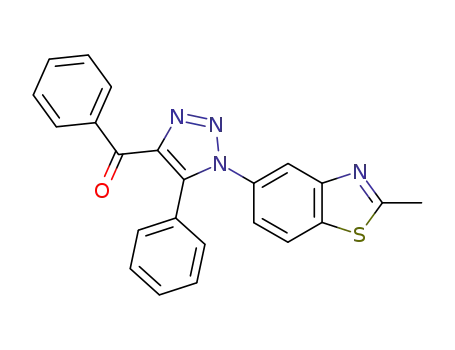 2-methyl-5-(5-phenyl-4-benzoyl-1,2,3-triazol-1-yl)benzothiazole