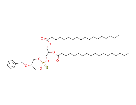2-thioxo-2-(1,2-distearoyl-3-rac-glycero)-5-benzyloxy-1,3,2-dioxaphosphorinane