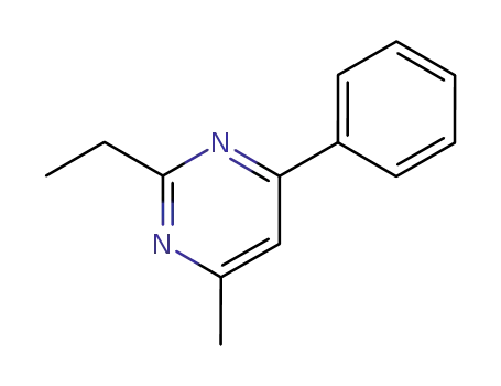 Molecular Structure of 89966-70-1 (Pyrimidine, 2-ethyl-4-methyl-6-phenyl-)