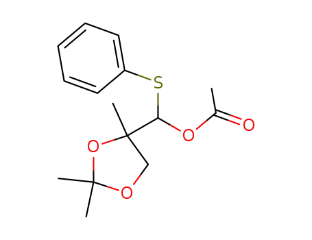 2,2,4-trimethyl-4-<acetoxy(phenylthio)methyl>-1,3-dioxolane