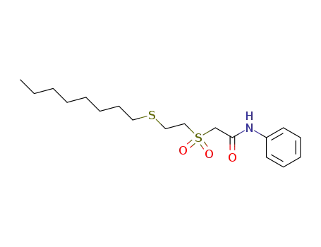 2-(n-Octylthio)-ethansulfonyl-acetanilid