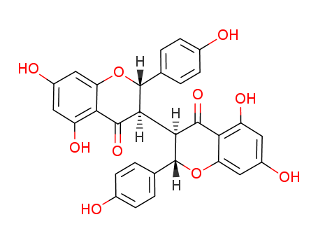 2,2',3,3'-Tetrahydro-5,5',7,7'-tetrahydroxy-2,2'-bis(4-hydroxyphenyl)-3,3'-bi[4H-1-benzopyran]-4,4'-dione