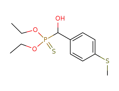 [Hydroxy-(4-methylsulfanyl-phenyl)-methyl]-phosphonothioic acid O,O-diethyl ester