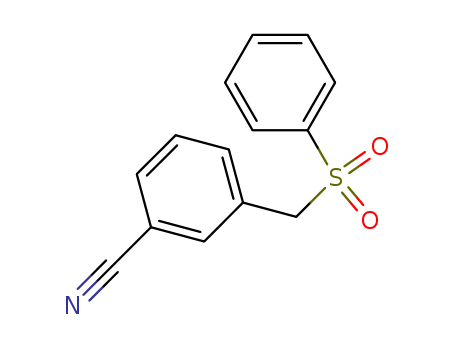 3-[(phenylsulfonyl)methyl]benzonitrile