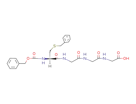 Molecular Structure of 32979-23-0 (Z-Cys(Bzl)-Gly<sub>3</sub>-OH)