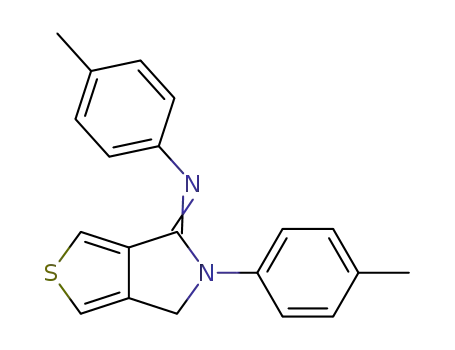 N-(p-tolyl)-4-(p-tolyl)imino-5,6-dihydro-4H-thieno<3,4-c>pyrrole