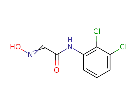 Molecular Structure of 18711-08-5 (hydroxyimino-acetic acid-(2,3-dichloro-anilide))