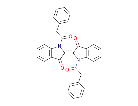 3H-Indol-3-one,
2-[1,3-dihydro-3-oxo-1-(1-phenylacetyl)-2H-indol-2-ylidene]-1,2-dihydro
-1-(phenylacetyl)-, (E)-