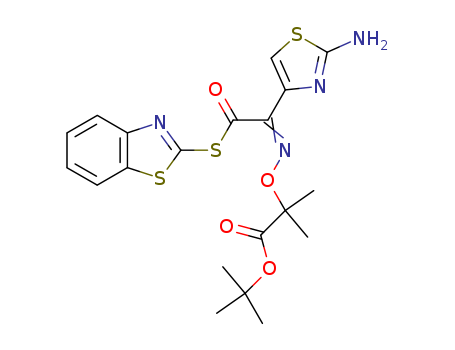 2-Mercaptobenzolyl-(Z)-2-(2-aminothiazol-4-yl)-2-(2-t-butoxycarbonylprop-2-oxyinacetate
