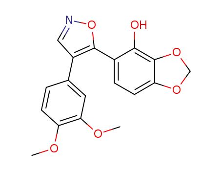 5-[4-(3,4-Dimethoxy-phenyl)-isoxazol-5-yl]-benzo[1,3]dioxol-4-ol
