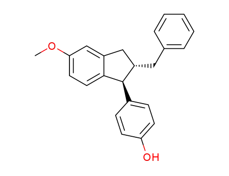 4-((1S,2S)-2-Benzyl-5-methoxy-indan-1-yl)-phenol