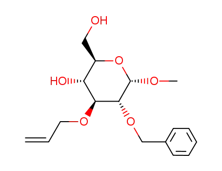 Methyl 3-O-allyl-2-O-benzyl-α-D-glucopyranoside