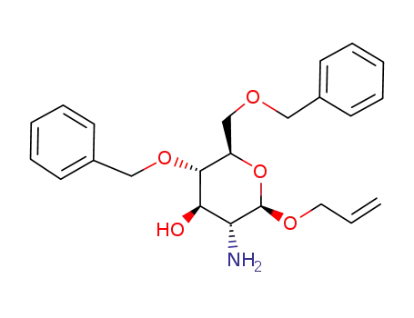 (2R,3R,4R,5S,6R)-2-Allyloxy-3-amino-5-benzyloxy-6-benzyloxymethyl-tetrahydro-pyran-4-ol