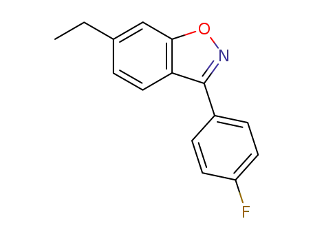 6-ethyl-3-(4-fluoro-phenyl)-benzo[<i>d</i>]isoxazole